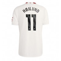 Camiseta Manchester United Rasmus Hojlund #11 Tercera Equipación Replica 2023-24 mangas cortas
